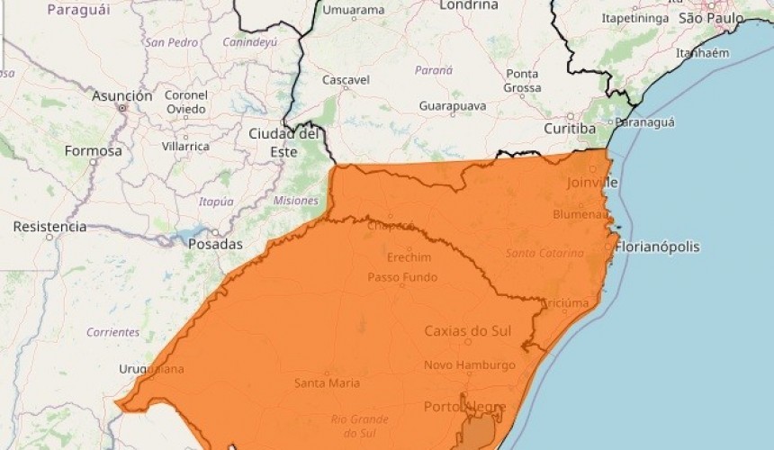 Alerta de ciclone extratropical; veja quais cidades podem ser atingidas