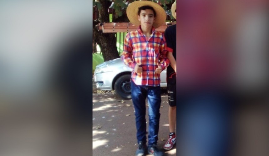 Corpo de José Victor de Camargo, de 13 anos, é encontrado em Toledo
