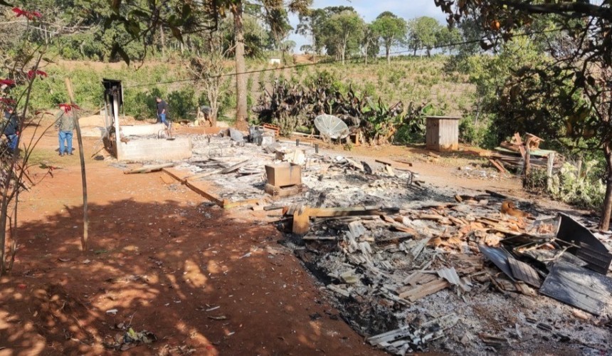 Acusado de causar incêndio que matou casal de idosos é preso no Paraná
