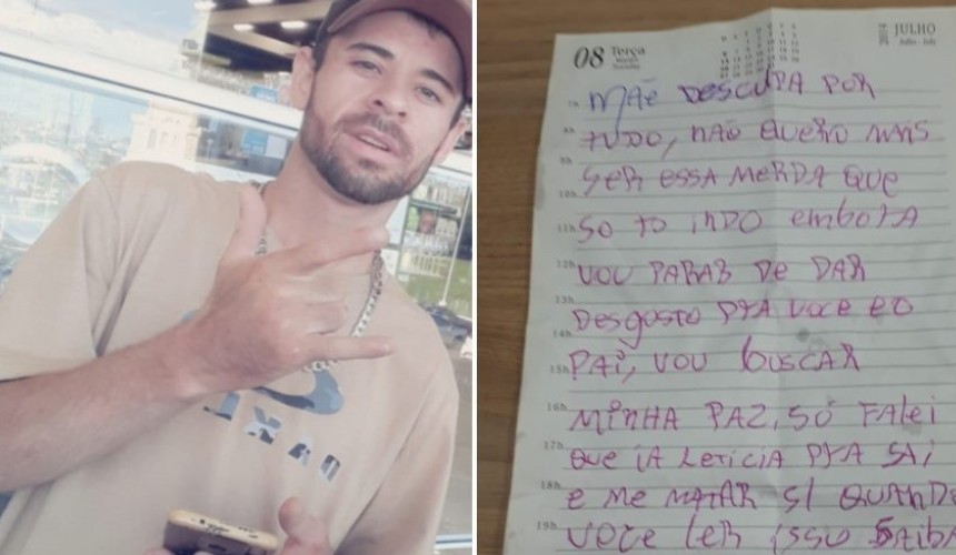 Jovem deixa carta de despedida para a mãe e desaparece em Cascavel