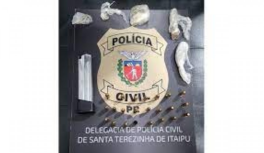 Jovem é preso por tráfico de drogas e posse de munições no Oeste