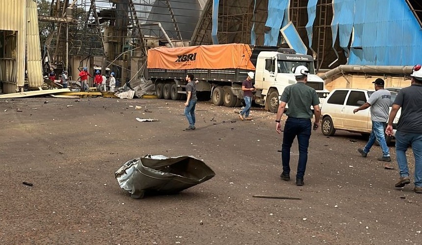 Grande explosão deixa mortos dentro de cooperativa em Palotina