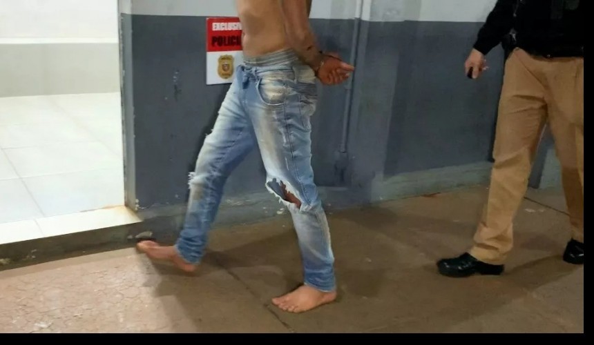 Homem é preso pela PM após agredir mãe e irmã em Boa Vista da Aparecida