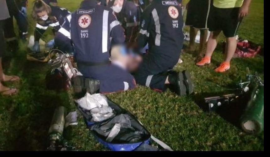 Idoso morre durante jogo de futebol em Cascavel