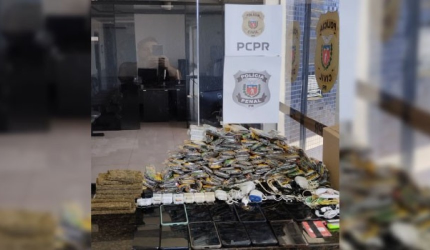 Adolescente é flagrado tentando arremessar maconha para presos em Quedas do Iguaçu