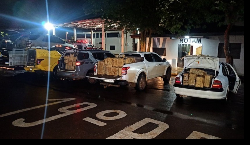 PM descobre depósito de drogas e apreende quase três toneladas de maconha em Toledo
