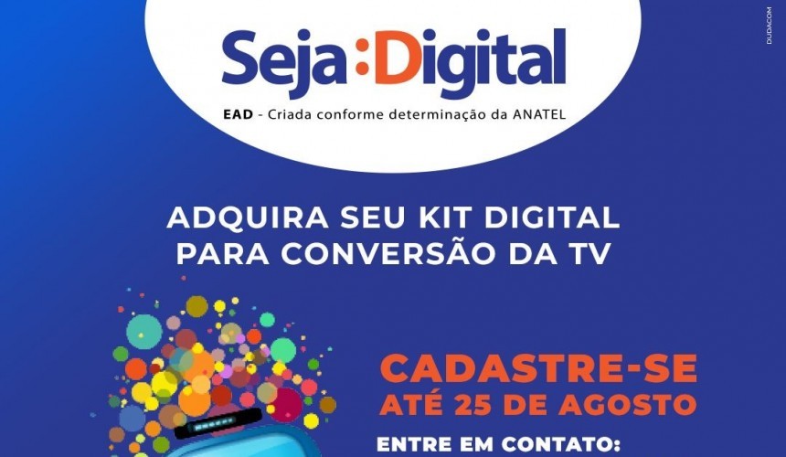 Digitaliza Brasil oferece kits de TV Digital para pessoas inscritas no Cadastro Único em Capitão
