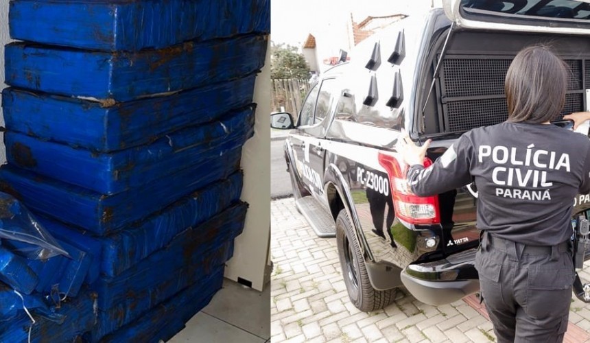 Polícia Civil indicia homem por tráfico de drogas após transportar 207 kg de maconha em Salto do Lontra