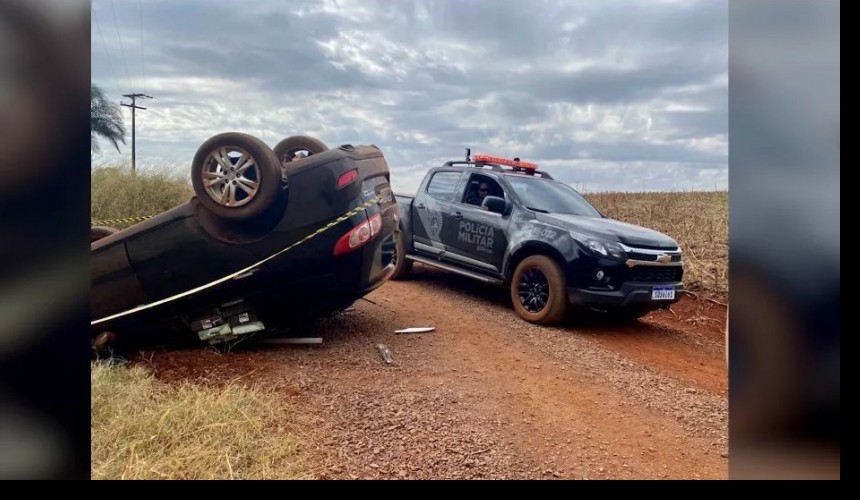 ​Motorista morre após capotar caminhonete com mais de uma tonelada de maconha na BR 163