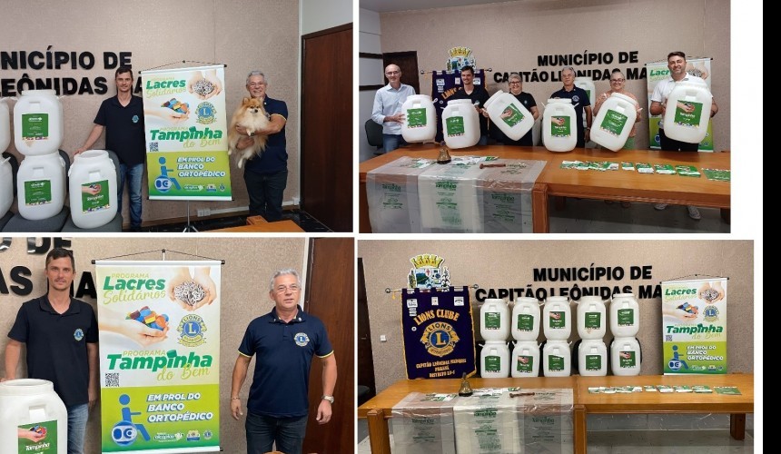 Lions Clube de Capitão vem se destacando através de campanhas voltadas para o Social
