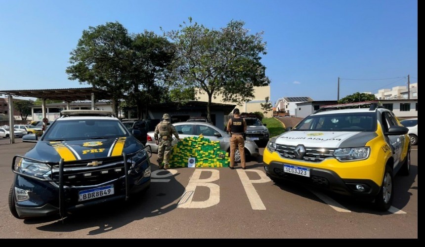 Adolescente é abandonada pelo namorado com 300kg de maconha em Toledo