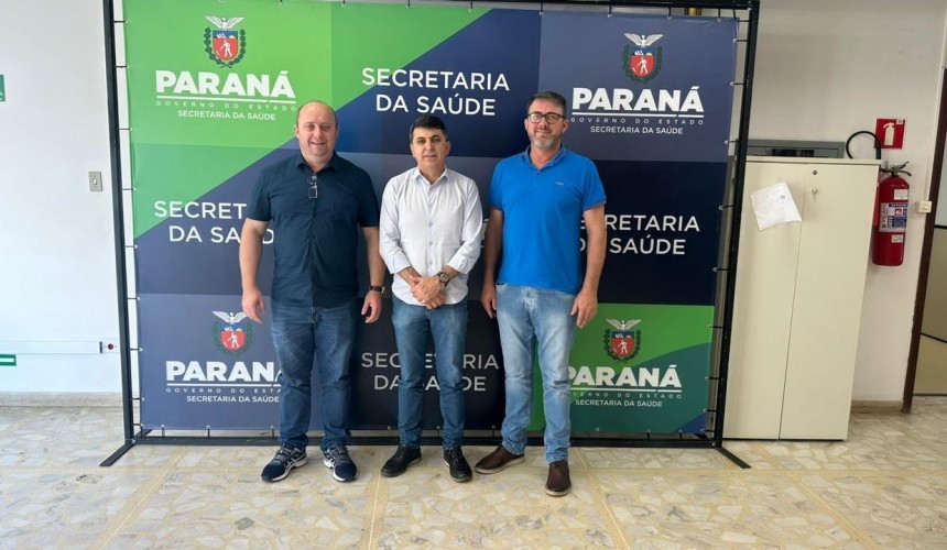Prefeito de Capitão apresenta demandas na área da saúde e outros setores ao Governo do Estado