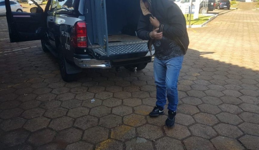Homem com mandado de prisão em aberto foi preso durante operação em Capitão L. Marques