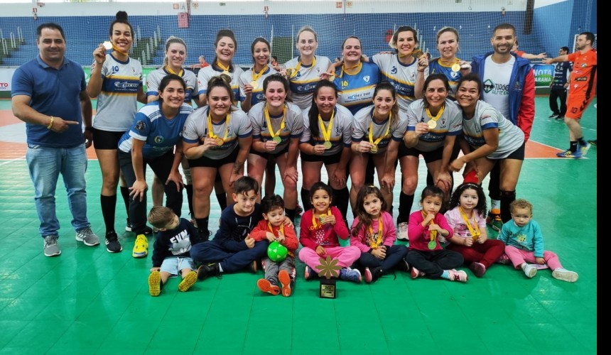 Handebol Feminio de Capitão é Campeã da fase Macrorregional, e está classificada para a fase final dos Jogos Abertos do Paraná