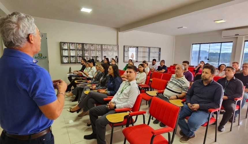 Café Empresarial da ACICAP de Capitão marca lançamento oficial da Campanha Show de Prêmios 2023