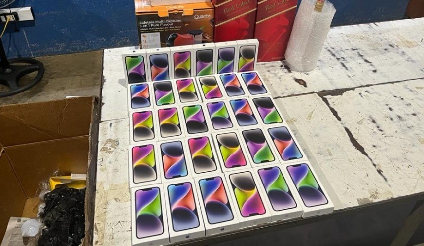 Polícia apreende veículo carregado com celulares em São Miguel do Iguaçu