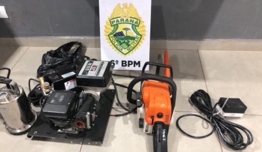 Polícia prende suspeitos de furtar ferramentas em Cascavel