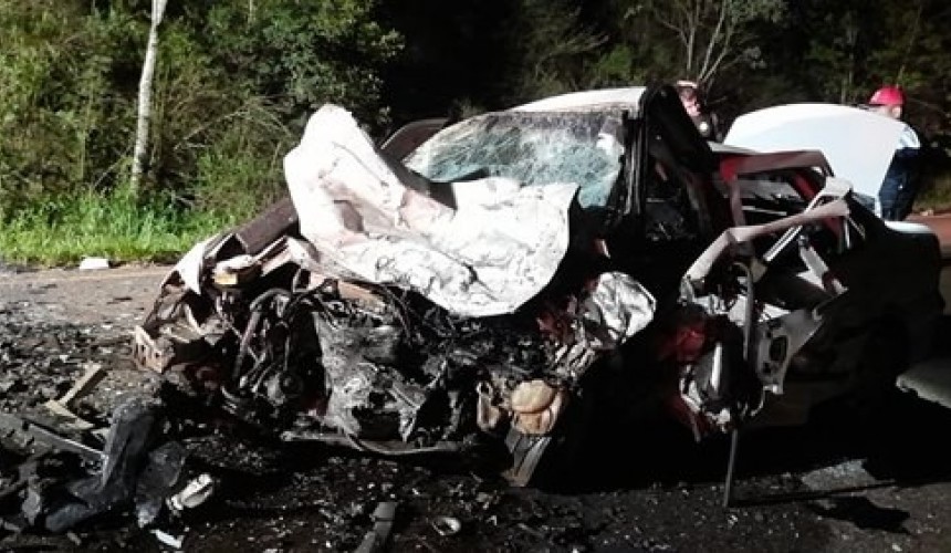 Três pessoas morrem em grave acidente na PR-475 em Francisco Beltrão