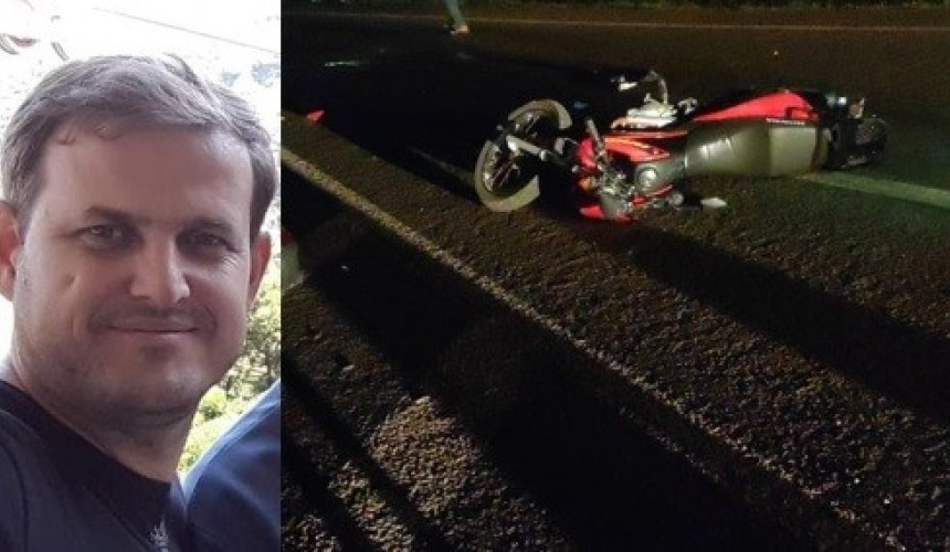 Empresário de Capanema morre após acidente de moto na PR-281