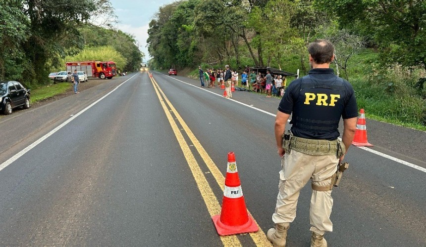 Tragédia tira a vida de mulher indígena na BR 277 em Nova Laranjeiras