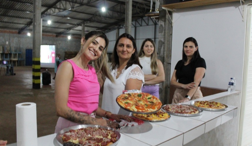 CRAS de Capitão promoveu rodizio de Pizza durante encerramento de atividades dos grupos Primeira Infância no Bom Jesus