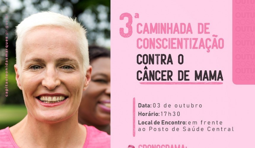 Ações da Campanha Outubro Rosa terá início na próxima semana em Capitão
