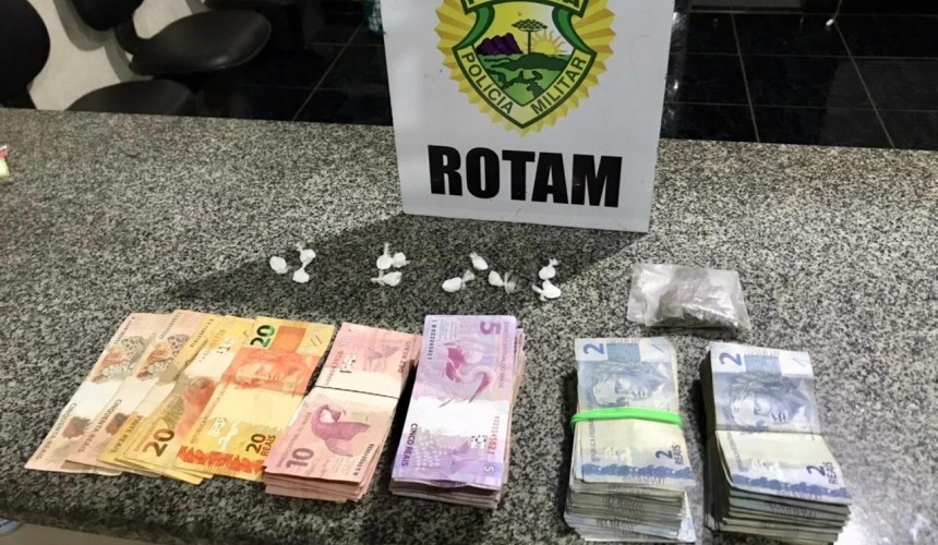 Homem é preso após Rotam receber denúncia de tráfico de drogas em Santa Lúcia
