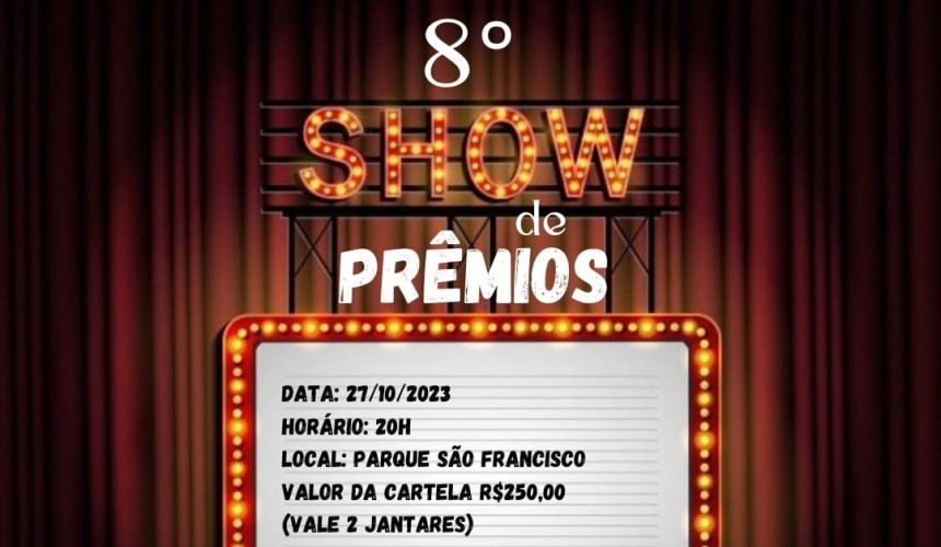 8º Show de Prêmios da APAE de Capitão vai contar com premiação em dinheiro e novidade no cardápio do jantar
