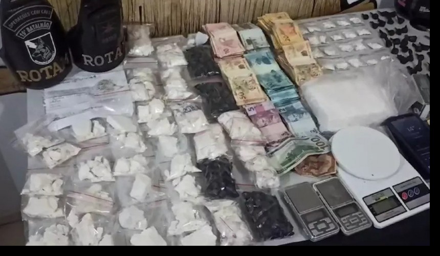 Rotam detém rapaz de 24 anos com cocaína e arma em Toledo