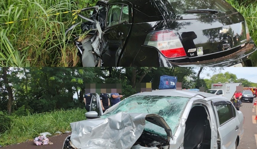 Polícia Rodoviária Federal atende acidente com três vítimas fatais na BR 369 em Cascavel