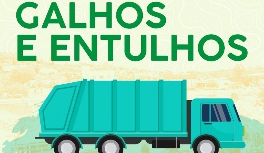 Recolhimento de galhos e entulhos em Capitão começa nessa semana e se estende até novembro