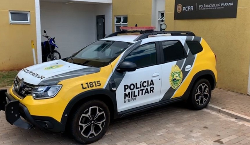 Jovem bate na esposa e é preso em Santa Tereza do Oeste
