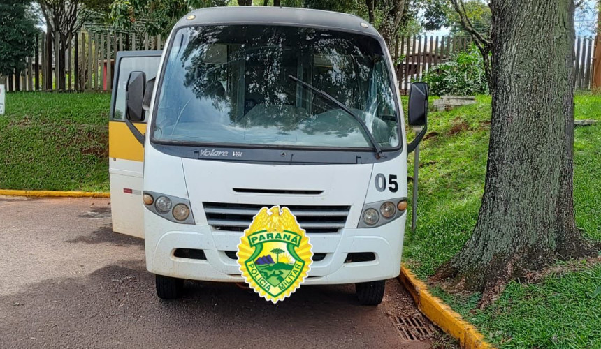 Ônibus escolar clonado e furtado é apreendido em Boa Vista da Aparecida