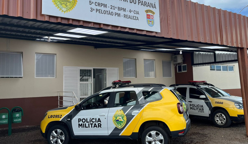 Polícia Militar de Realeza prende acusado de estupro