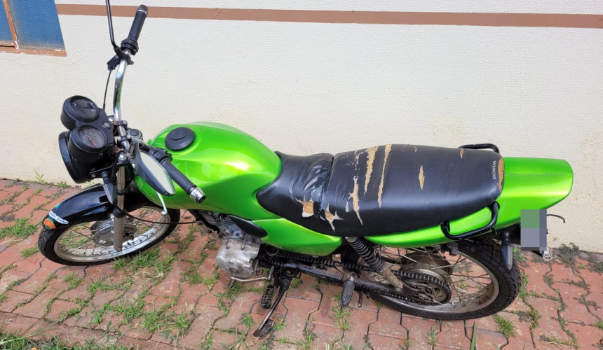 Menor de idade tem motocicleta apreendida em Capitão