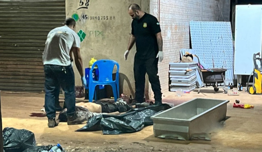 Homem é executado a tiros em frente a bar em Foz do Iguaçu