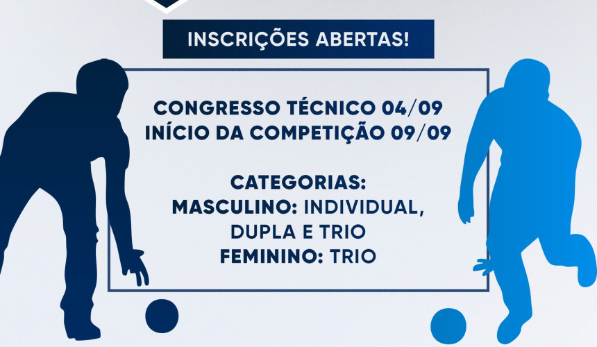 Campeonato Municipal de Bocha de Capitão Leônidas Marques tem inscrições abertas