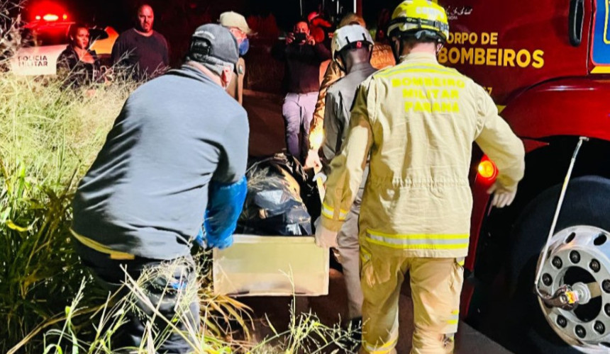 Corpo é encontrado amarrado e coberto com cal em loteamento de Foz do Iguaçu