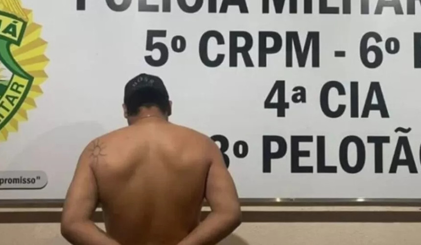 Tio é preso após queimar criança com cigarro em Boa Vista da Aparecida