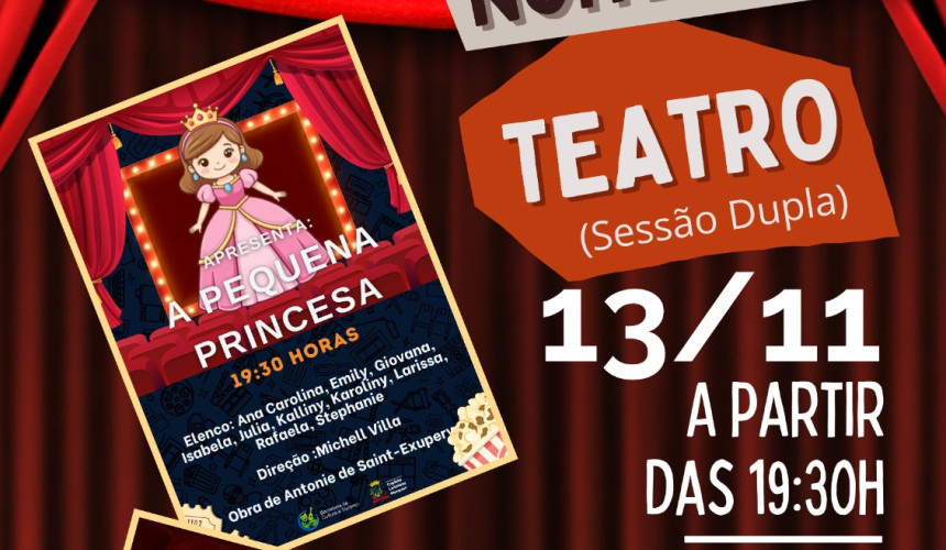 Noite de Teatro encanta Capitão Leônidas Marques nesta quinta-feira (13)