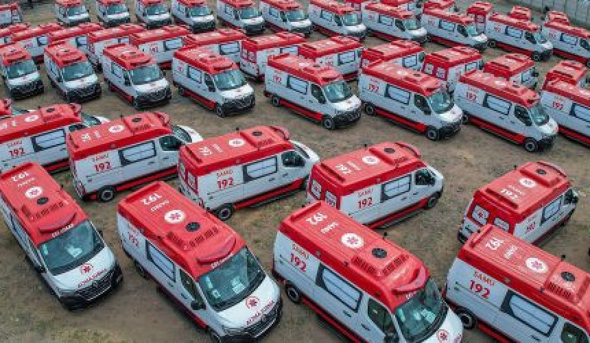 Renovação da frota: Novas ambulâncias chegam ao Consamu, Capitão é contemplado com uma