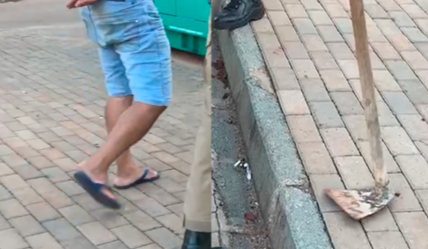 Marido corre atrás da esposa com enxada e é preso em Guaraniaçu