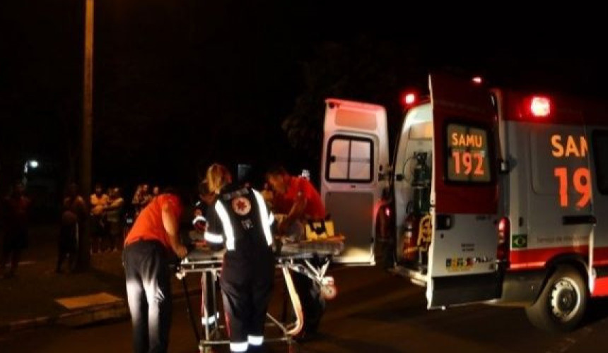 Corpo de Bombeiros de Capitão atende ocorrência de queda de moto próximo a entrada da cidade