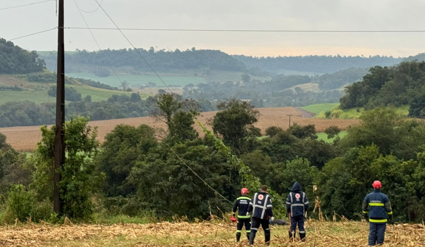 Homem morre em Realeza após receber descarga elétrica