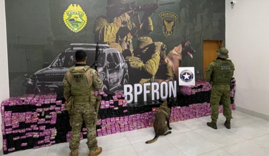 Casal transportava mais de 1 tonelada de maconha com filha de 2 anos em caminhão