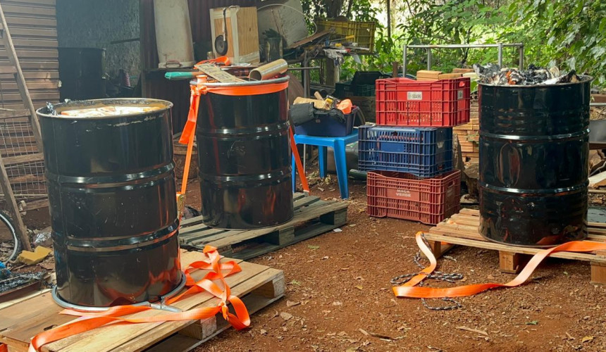 “Bunker” do tráfico: Guarda Municipal apreende mais de meia tonelada de maconha após confronto em Cascavel