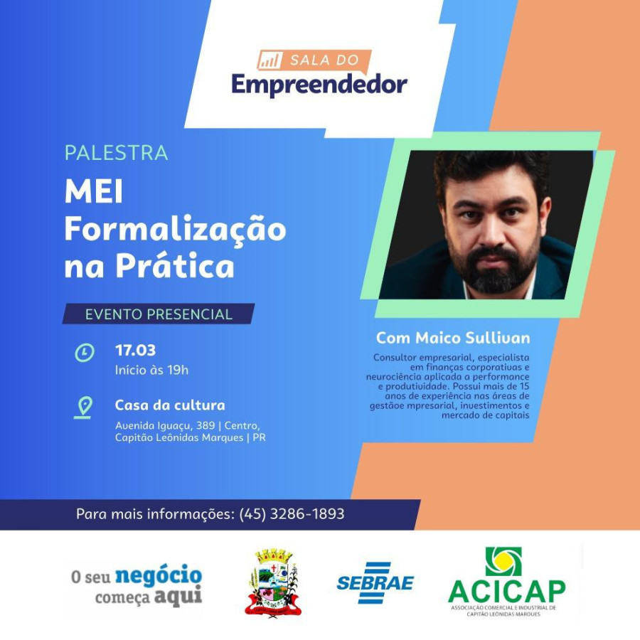 Palestra para MEIs aborda direitos, deveres e Reforma Tributária