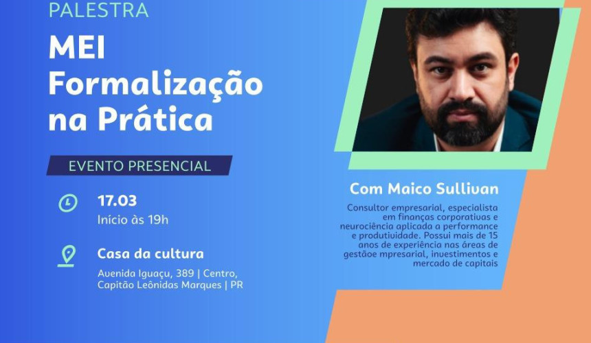 Palestra para MEIs aborda direitos, deveres e Reforma Tributária